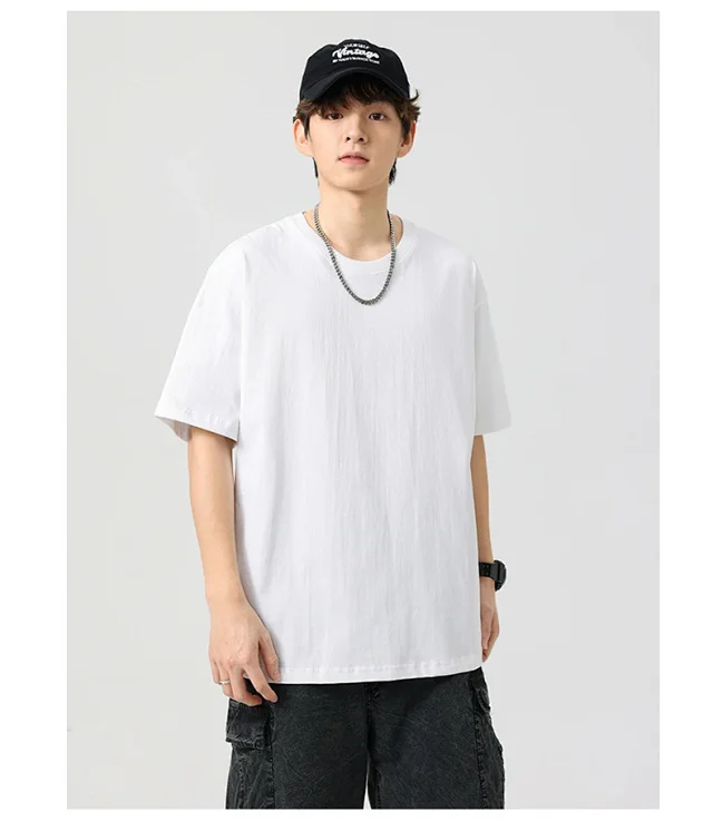 260g Cool & Antibacterial Men's T - Shirt 2025 Detail