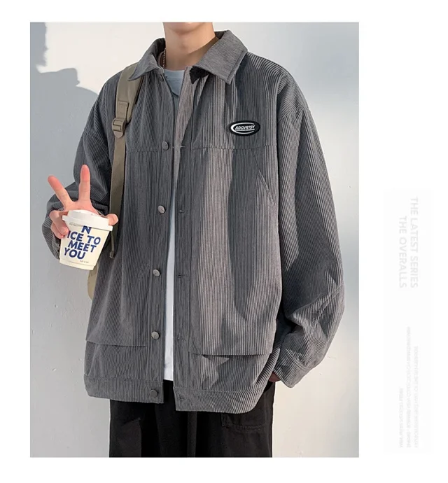 Autumn/Winter Corduroy Jacket for Men Detail