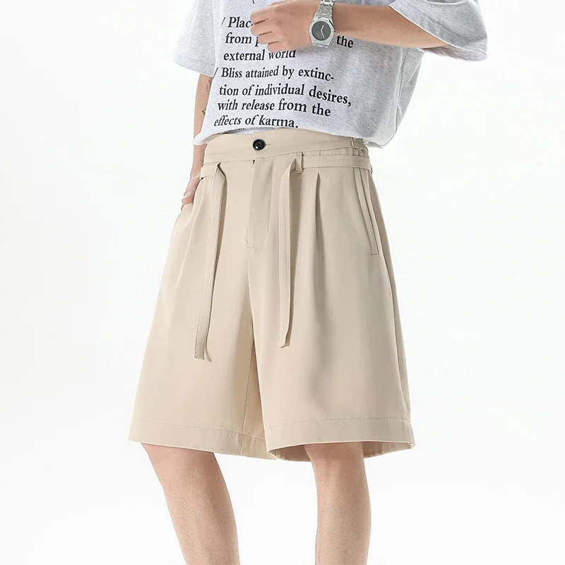 Men's Summer New Solid Color Five-point Shorts