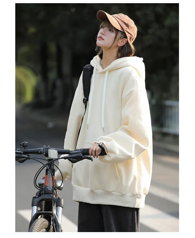 Unisex Winter Fleece Hoodie Detail