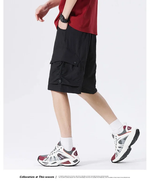 2025 Men's Cargo Shorts: Light, Comfy & Airy Detail