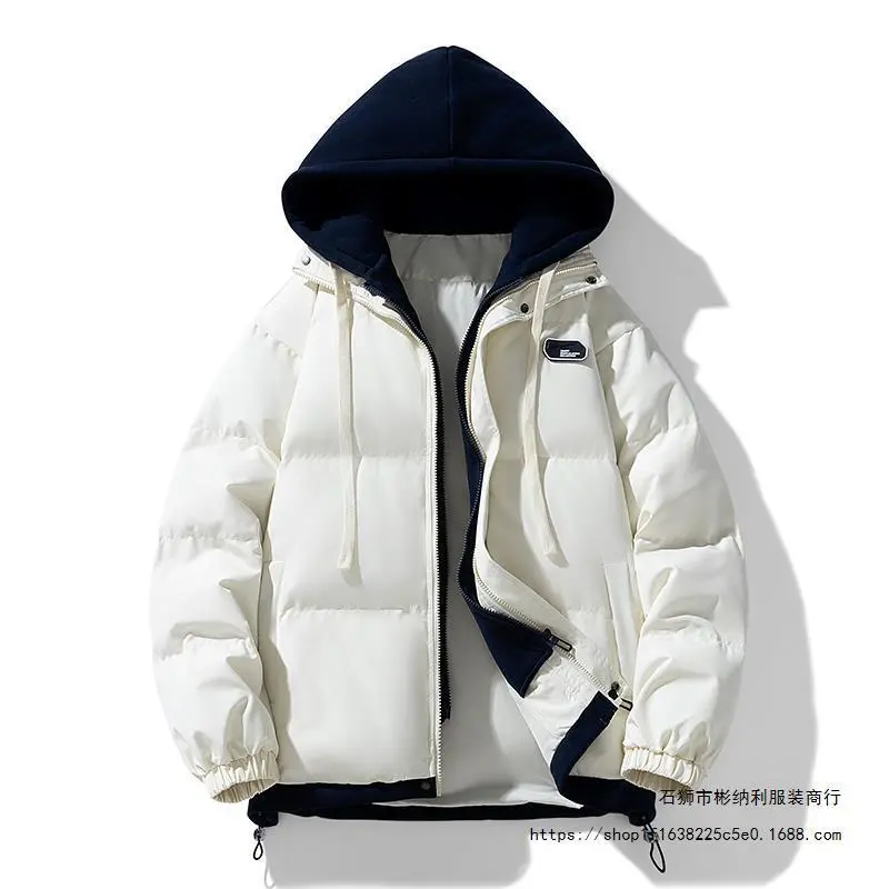 2025 FW Ins Hot Men's Puffer Jacket (Fake 2-in-1 Couple Style)