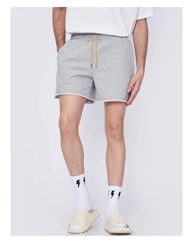 RFSD Men's Shorts | Heavy Cotton FOG Earth Color Cuffed Casual Pants Detail