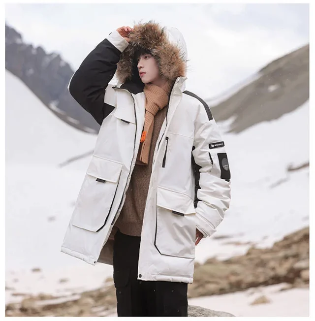 Winter New Fleece Parka Jacket Detail