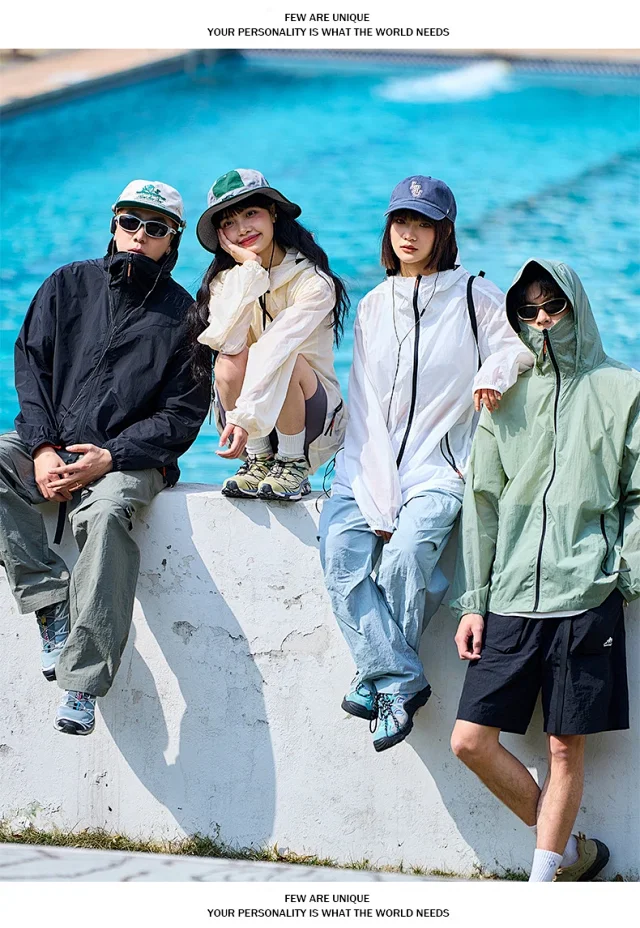 Unisex Summer UV Protection Skin Coats Detail