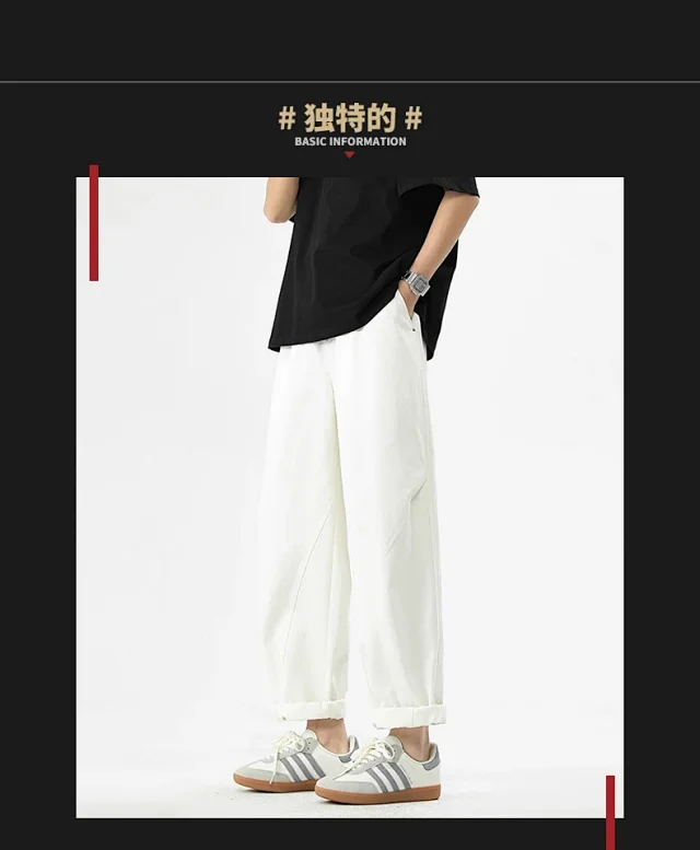 Japanese Men's Work Pants Detail
