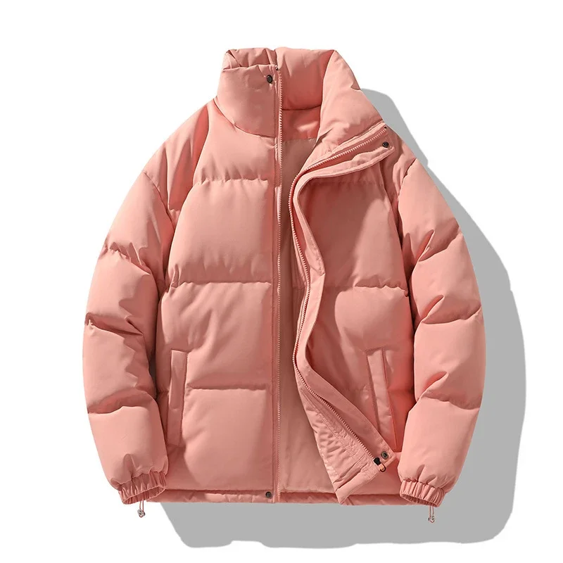 Winter New Collar Cotton Padded Jacket Couple Bread Coat