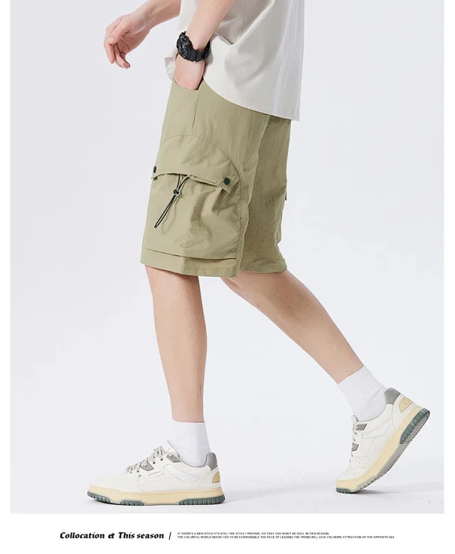2025 Men's Cargo Shorts: Light, Comfy & Airy Detail