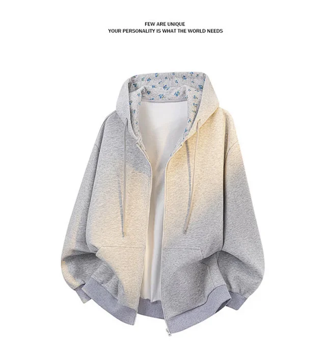 NASA Unisex Hoodie Zip-up Detail
