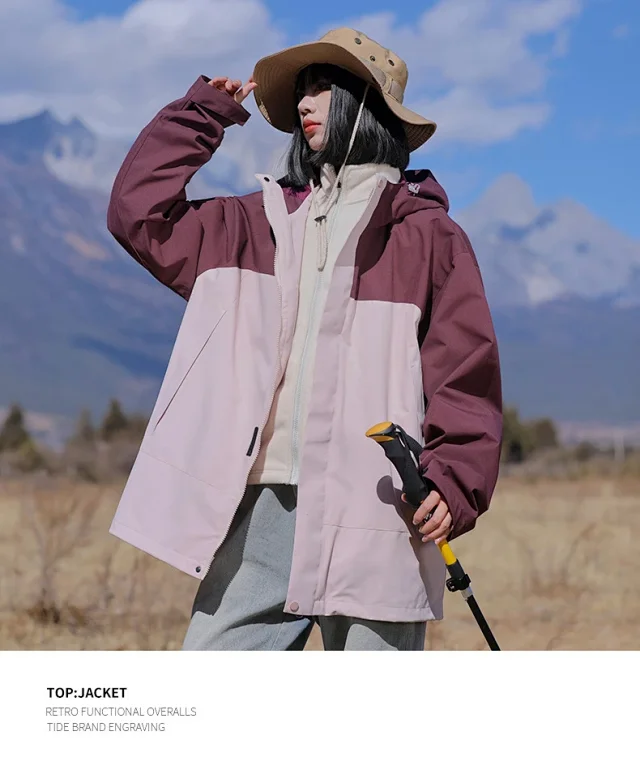 Outdoor Waterproof Hooded Jackets Detail