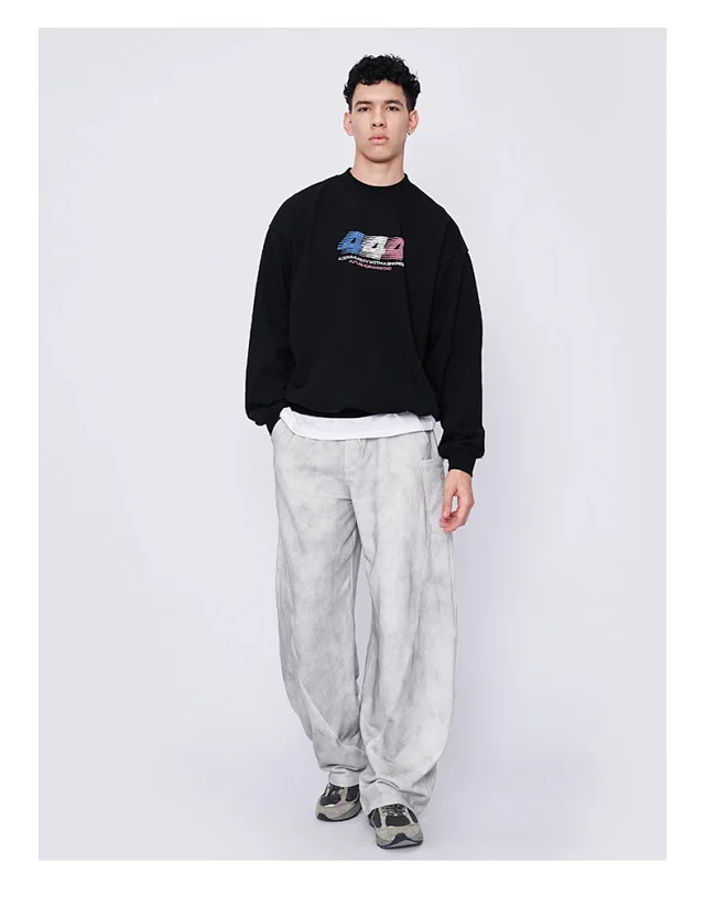 RFSD Men's 2025 Fall/Winter New Printed Crewneck Sweatshirt Detail
