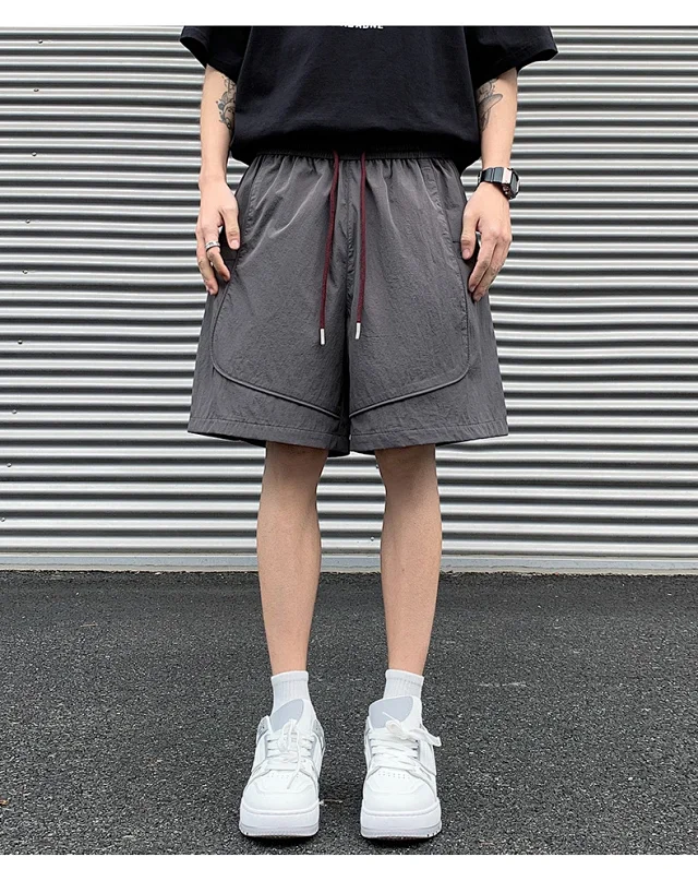 Men's Summer Ice Silk Outdoor Shorts Detail