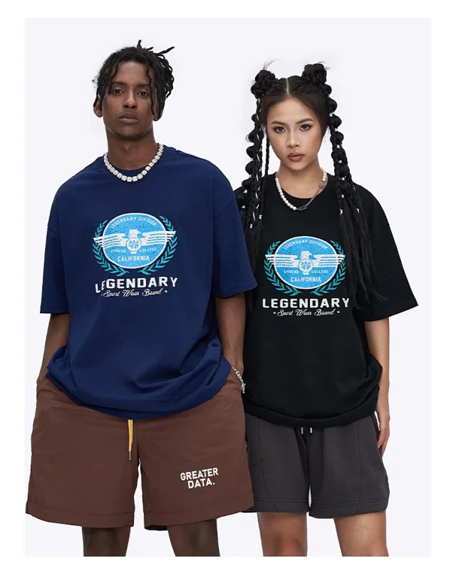 RFSD Men's Tee 2025 SS New Loose 230g Crew Neck Detail