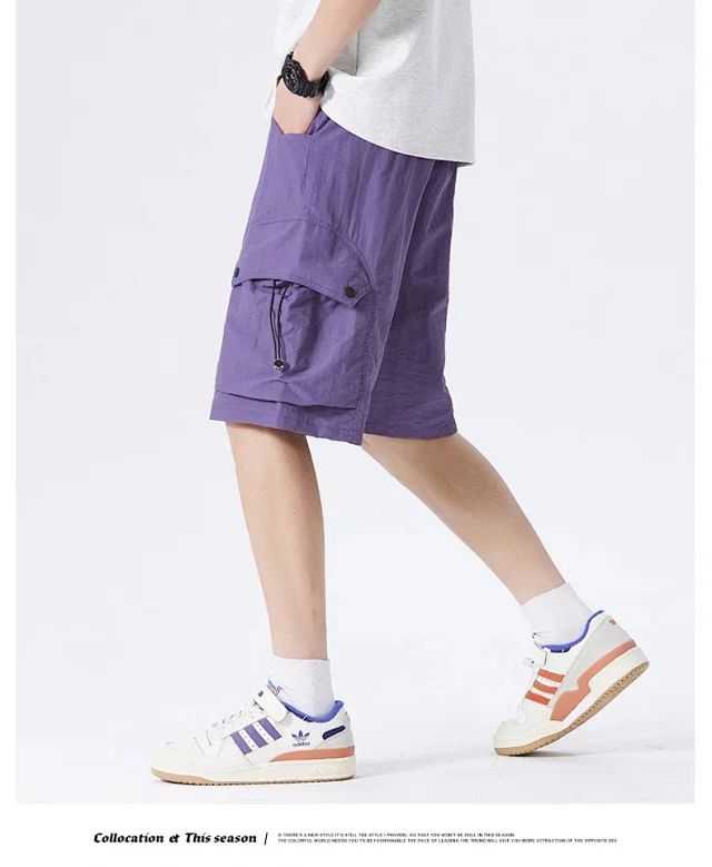 2025 Men's Cargo Shorts: Light, Comfy & Airy Detail