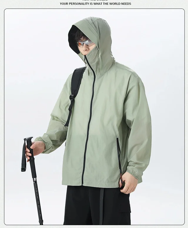 2025 Summer New UV-protective Skin Jackets for Outdoor Cycling Detail