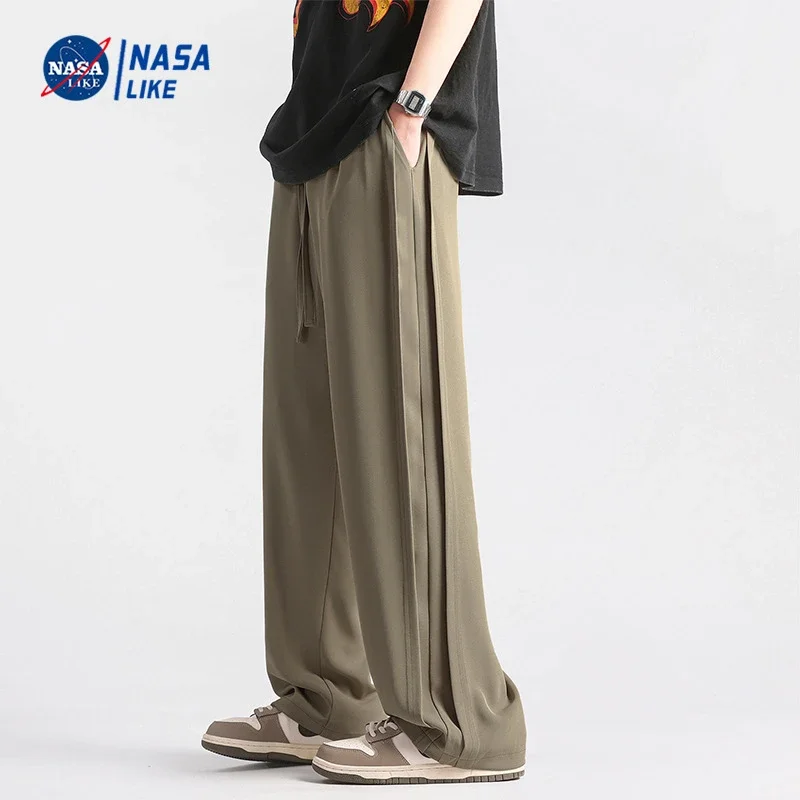 NASA Men's Summer Ice Silk Trousers