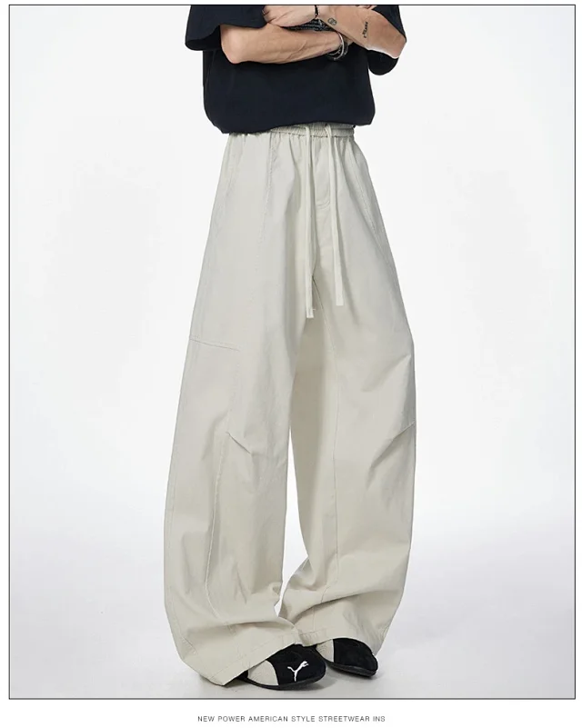 New Japanese Cotton Retro Trousers Detail