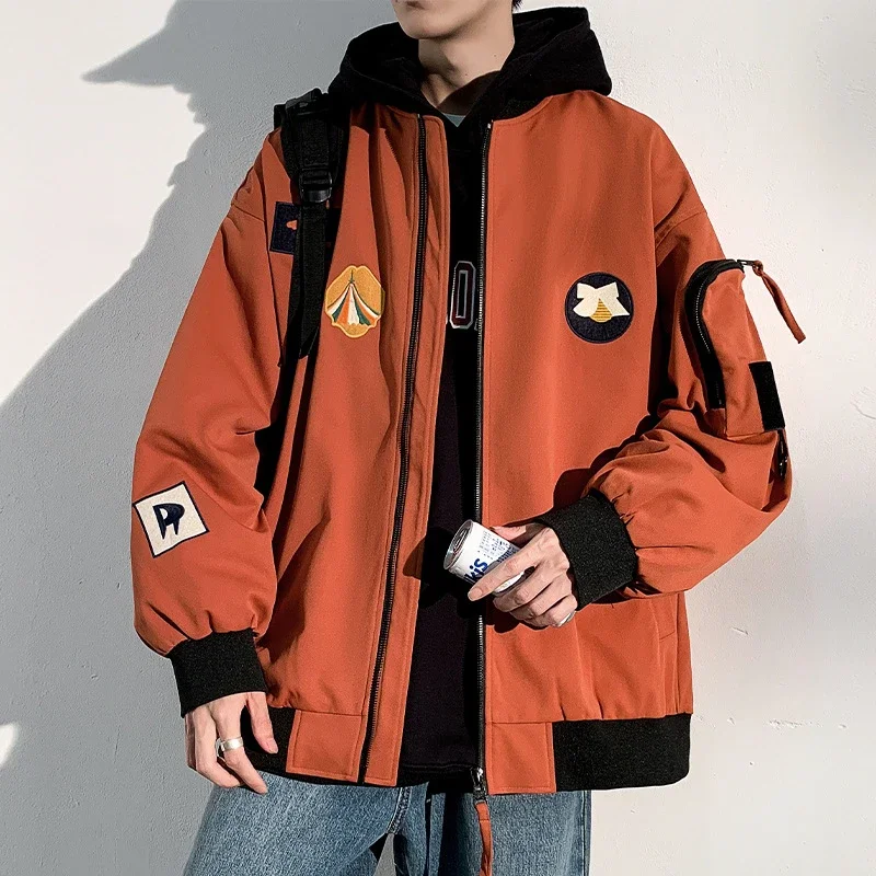 2025 Men's Autumn Stand-collar Flight Jacket
