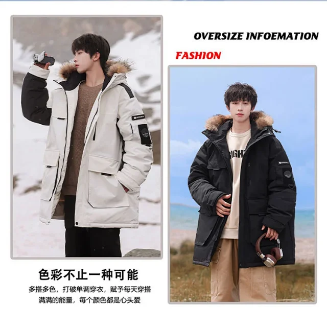Winter New Fleece Parka Jacket Detail