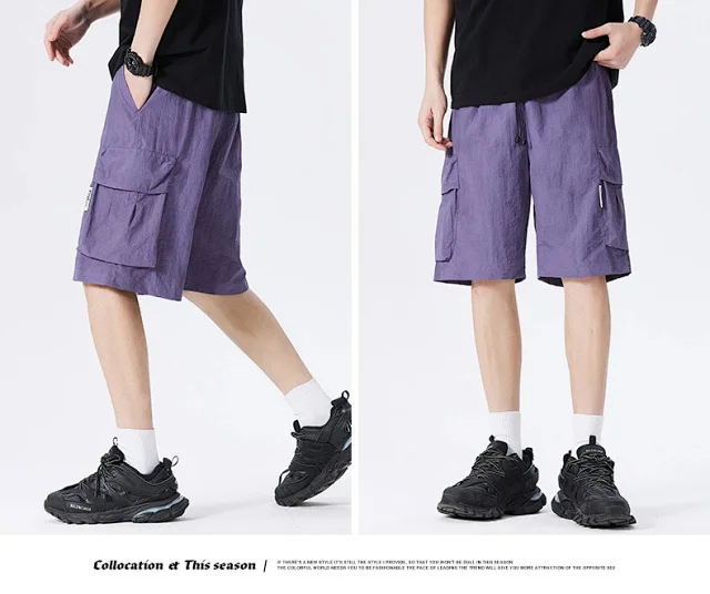 Men's 2025 Summer Ice Silk Pants Detail