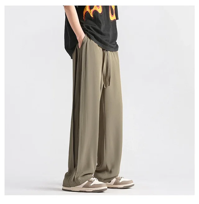 NASA Men's Summer Ice Silk Trousers Detail
