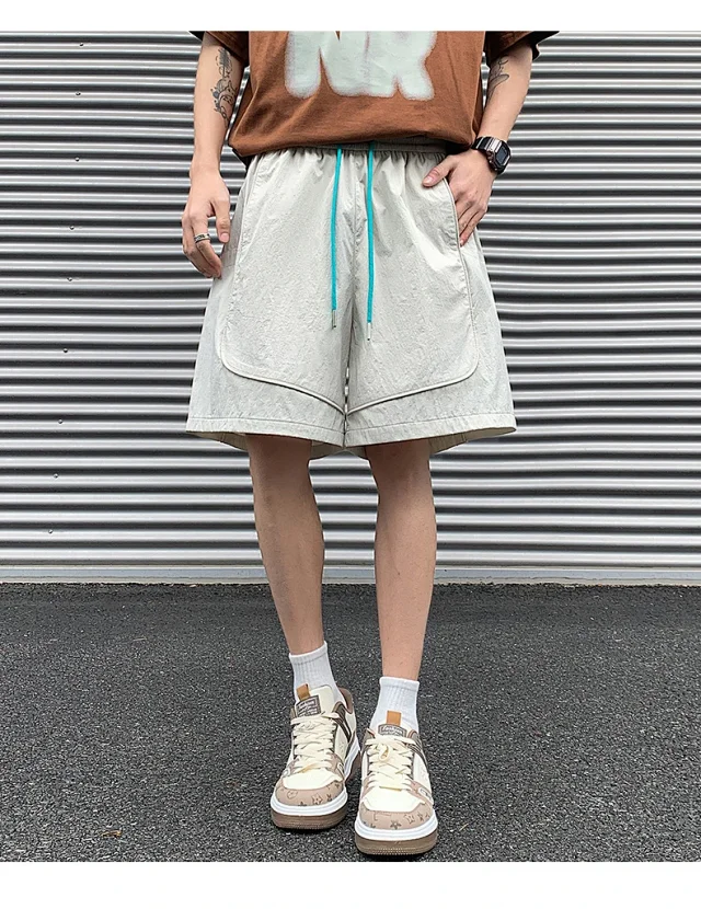 Men's Summer Ice Silk Outdoor Shorts Detail