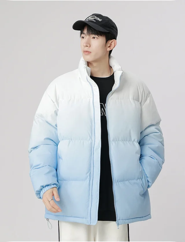 2025 Winter Men's Gradient Puffer Coat Detail