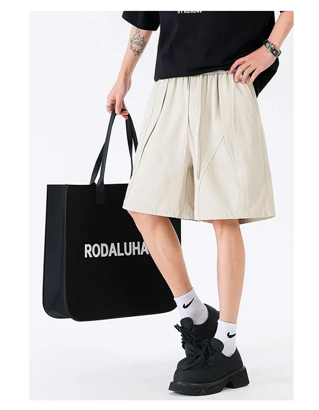 NASA High-street Hong Kong-style Shorts for Men Detail