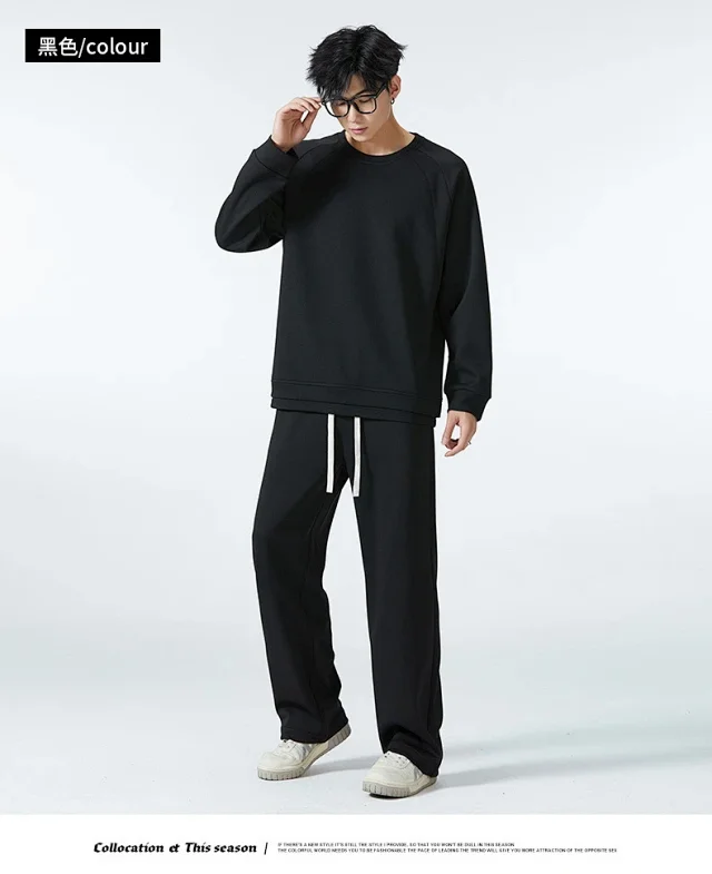 Autumn Men's Trendy Sportswear Set Detail