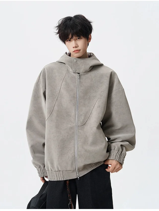 2025 Men's PU Biker Jacket (Couple Style) Detail