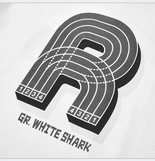 RFSD Men's 2025 SS Loose Suede Foam Print Tee 250g Detail