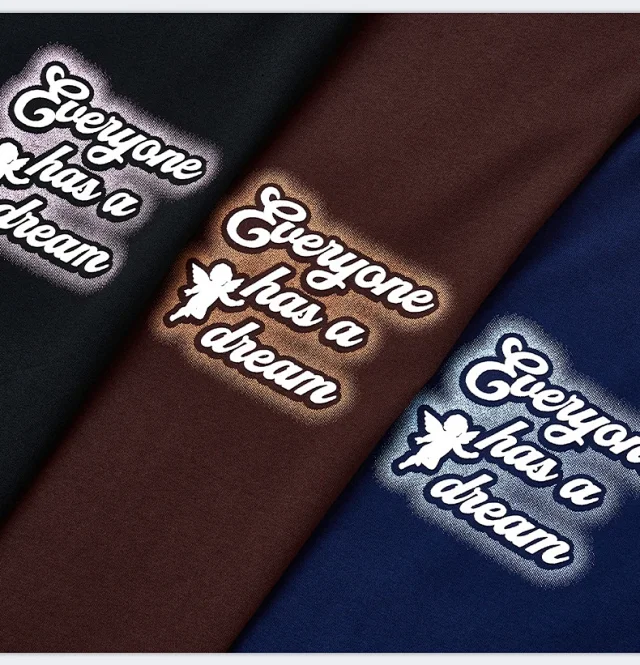 RFSD Men's | 230g Combed Cotton T-shirt 2025 Spring/Summer New Loose Printed Letter Short Sleeve Detail
