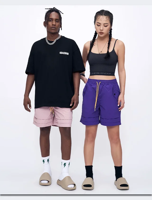 RFSD Men's | 2025 SS New Pleated Thin Pocket Utility Shorts Detail