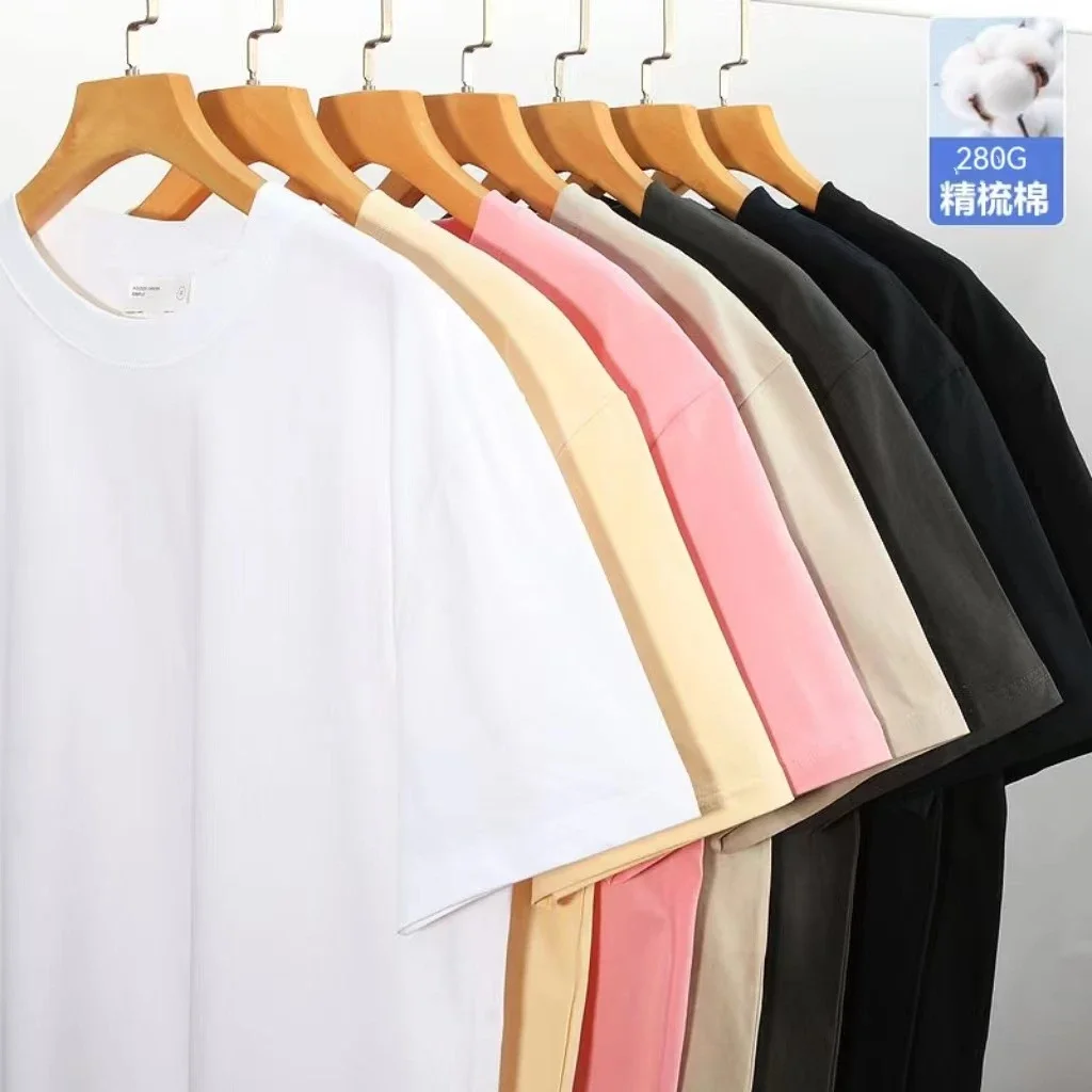 280g Heavyweight Cotton Double Yarn Short Sleeve