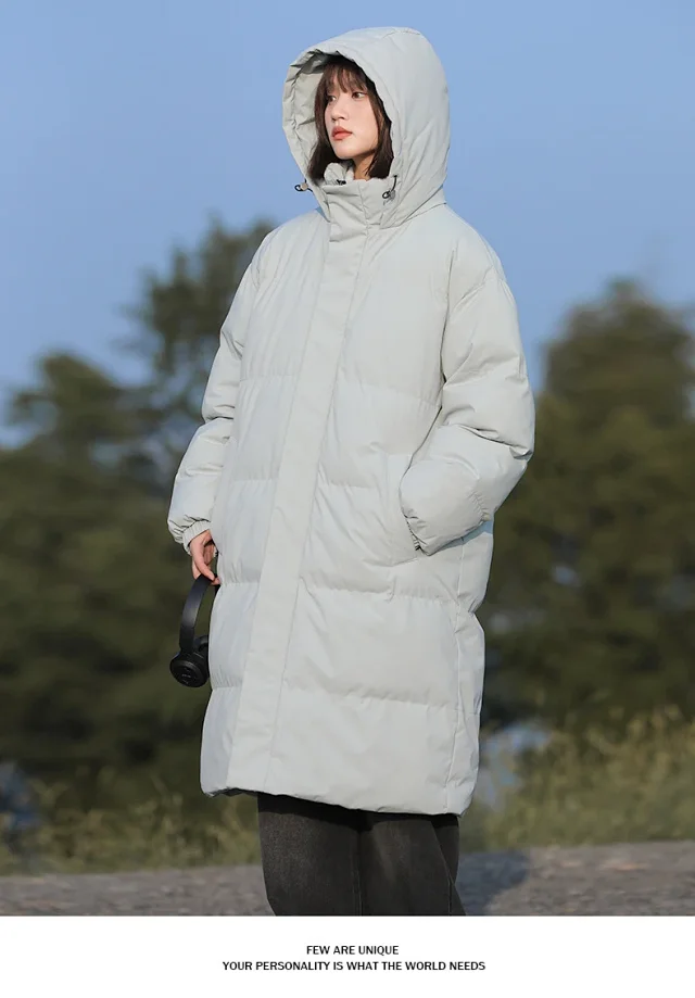Men's Thick Warm Hooded Cotton Padded Coat Detail