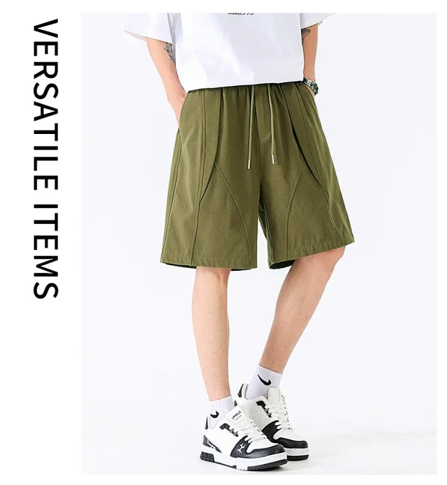 NASA High-street Hong Kong-style Shorts for Men Detail