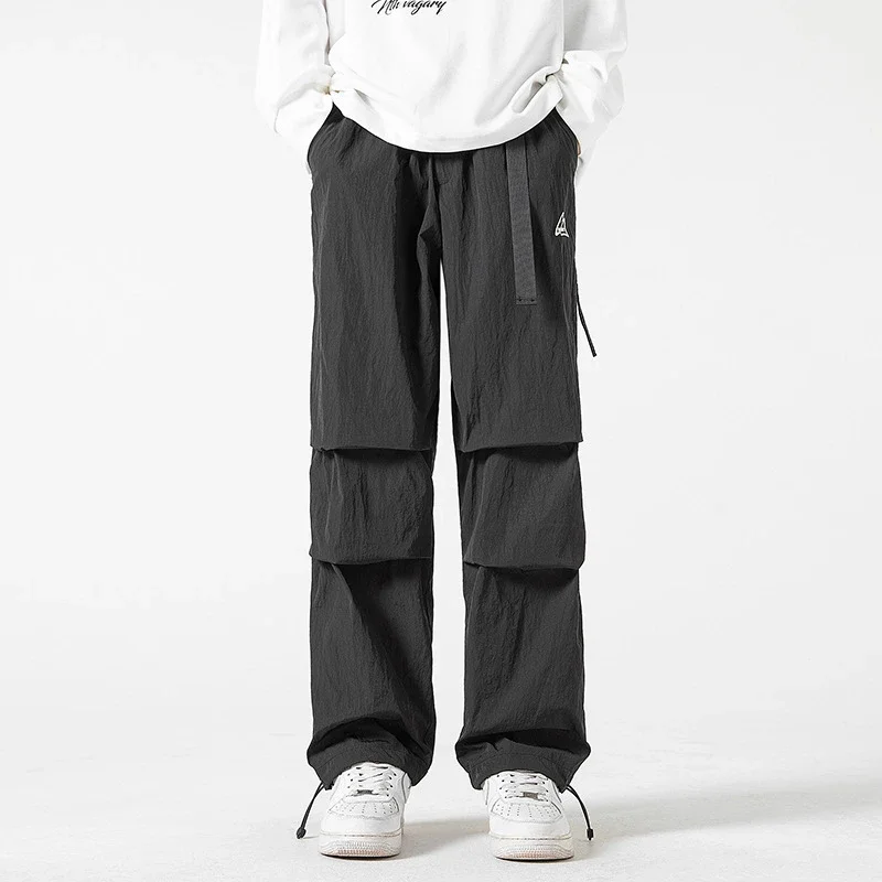 Autumn Men's Parachute Cargo Pants