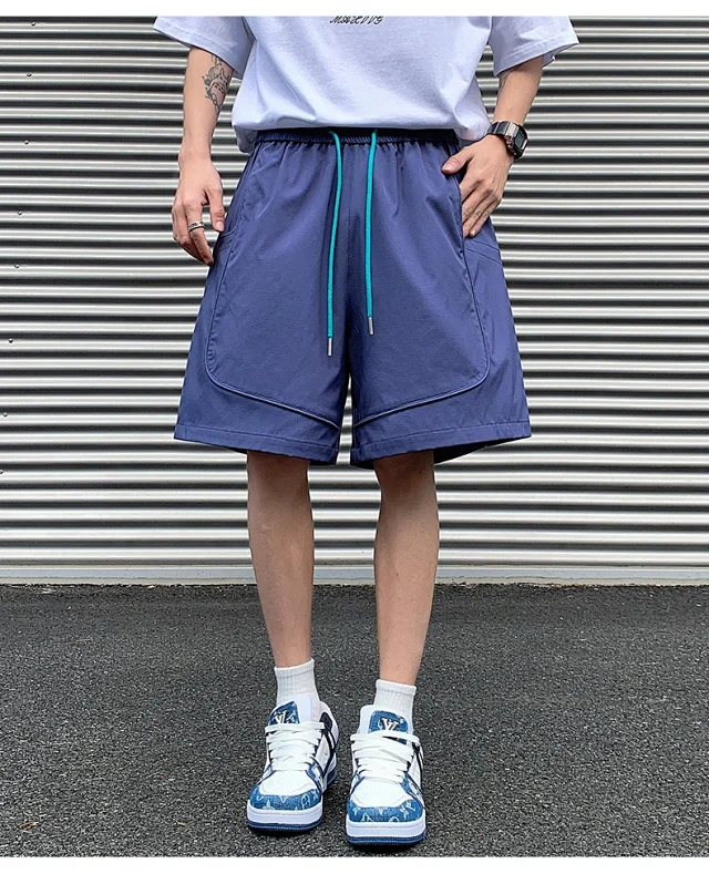 Men's Summer Ice Silk Outdoor Shorts Detail