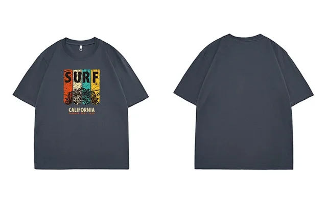 Men's Summer T-shirt: Vintage, Heavyweight, Drop - Shoulder Detail