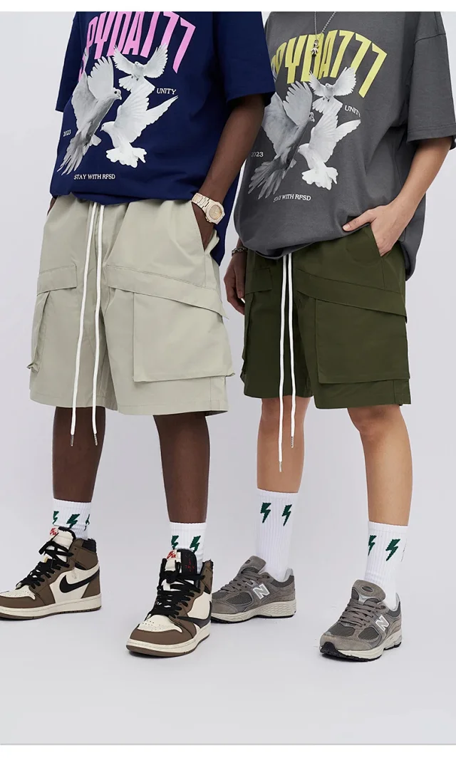 RFSD Men's 2025 Summer Thin Cargo Shorts Detail