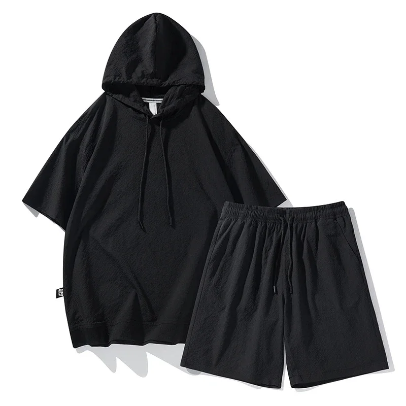 Men's Summer Hoodie & Shorts Set