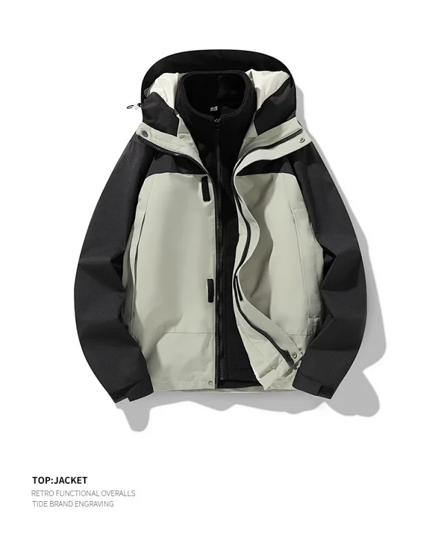 Outdoor Waterproof Hooded Jackets Detail