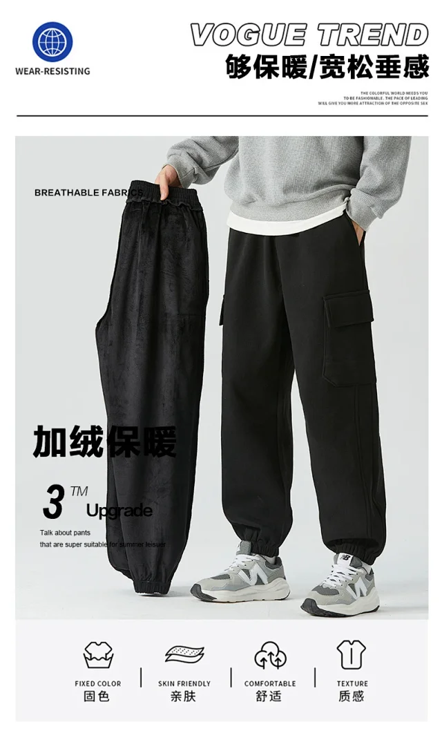 2025 Men's Work Pants   Loose Joggers Detail