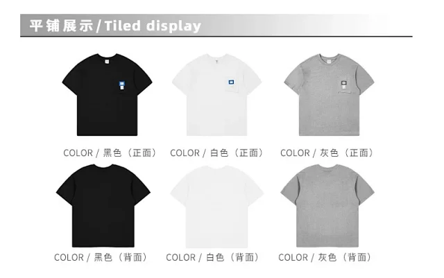 RFSD Men's 2025 SS Combed Cotton Burnout Pocket T-shirt Detail