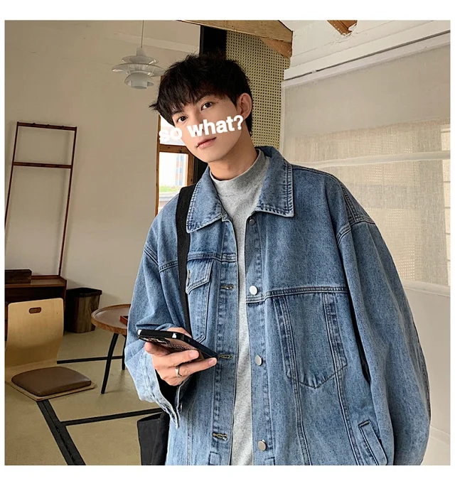 Retro Denim Jackets BF Style Detail