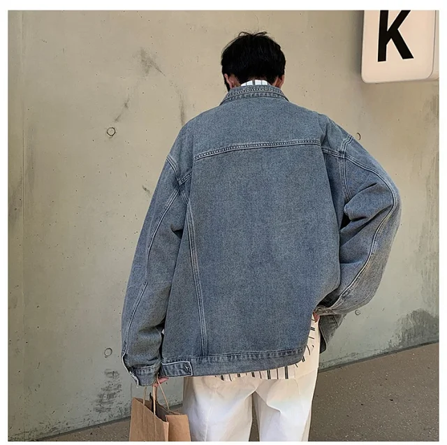 Vintage Men's Denim Jacket Detail