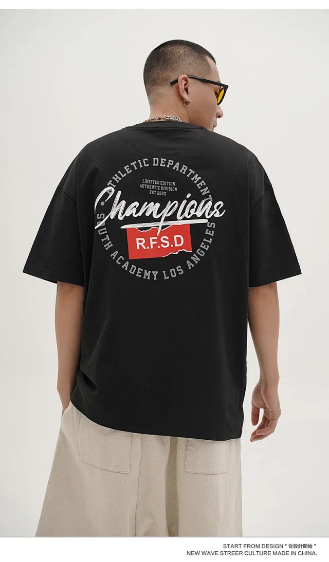 RFSD Men's T-shirt | American Street Print Detail