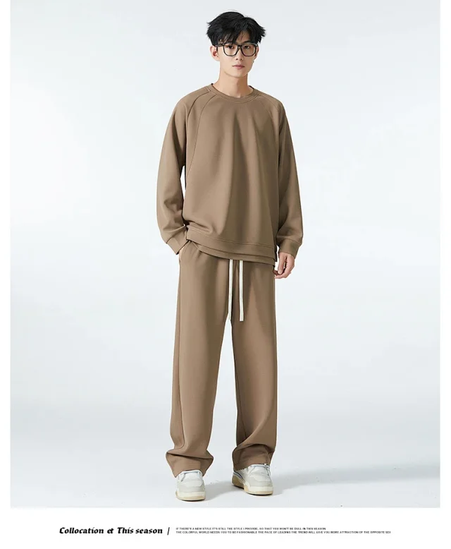 Autumn Men's Trendy Sportswear Set Detail