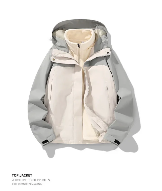 Outdoor Waterproof Hooded Jackets Detail