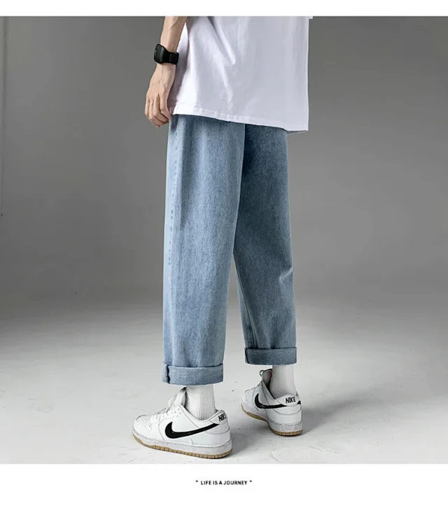 Hong Kong Style 2025 Spring New Jeans Detail